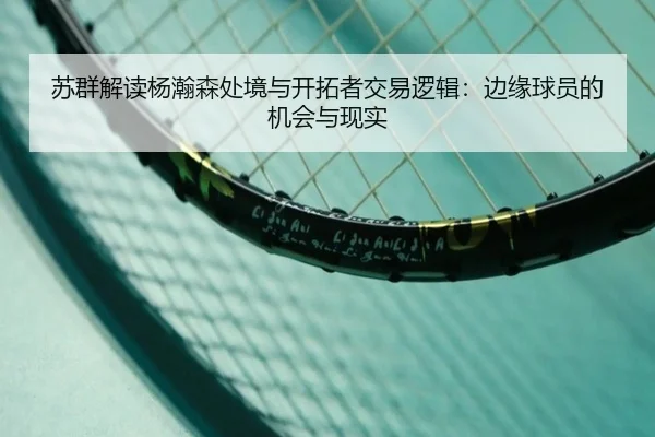 苏群解读杨瀚森处境与开拓者交易逻辑：边缘球员的机会与现实